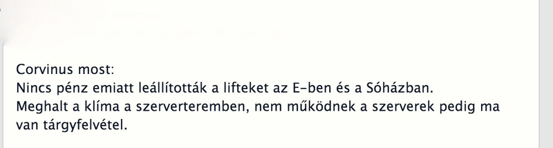 Illustration for article titled And it gets better: A Corvinuson tárgyfelvételkor robbant le a szerverterem?